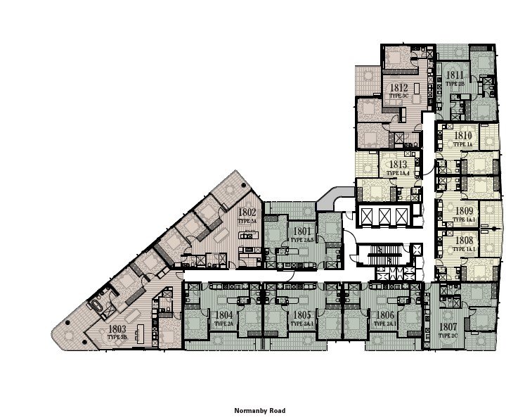 floor plate level 18