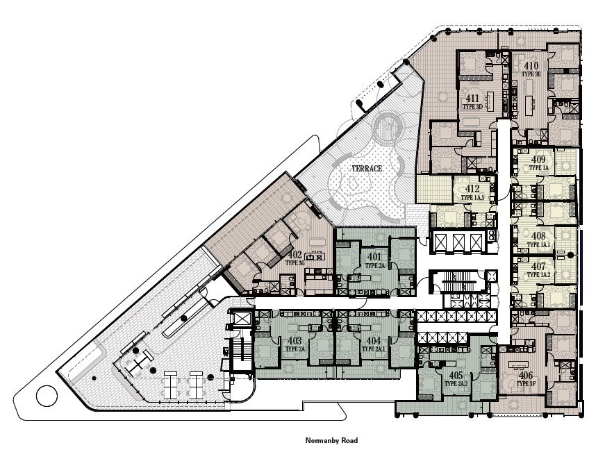 floor plate level 4